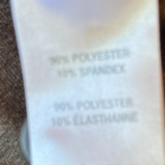 Age Of Wisdom Oversized Olive Green Brown Quarter Zip Long Sleeve Top Women XL - Picture 5 of 7